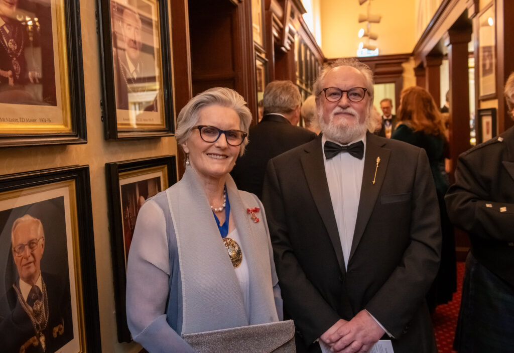 The Master Dame Sue Bruce and Mr John Bruce